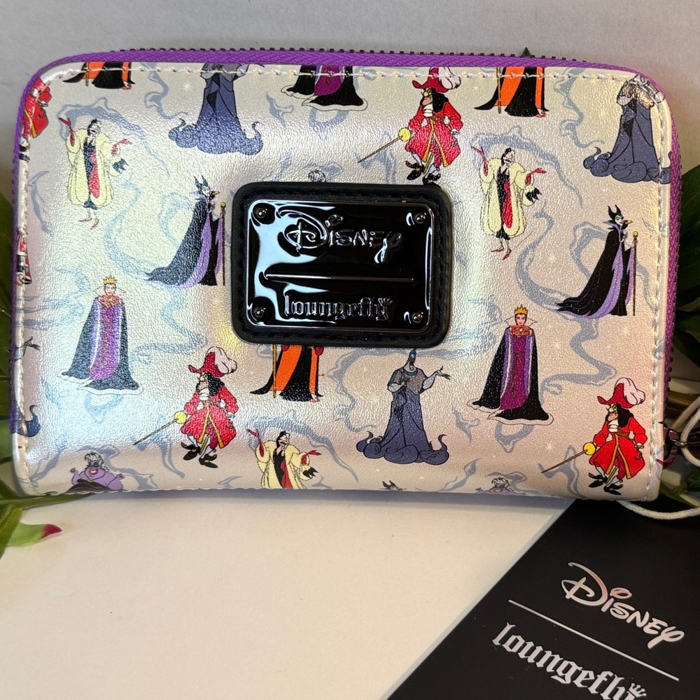 Loungefly Disney Villains Iridescent Wallet